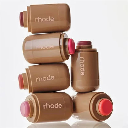RHODE Skin Balm Jelly Bean Lip Gloss Spicy Marg Juice Box Pocket Blush Stick Non-fading Waterproof Blusher Moisturizing Lipstick