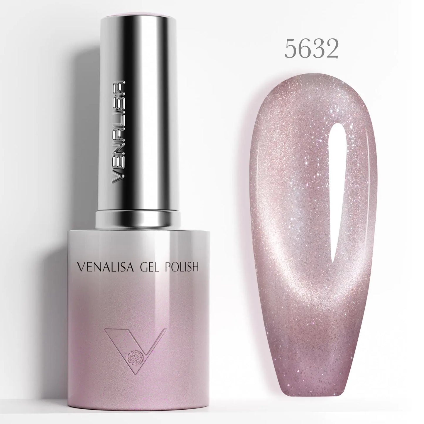 1pc Venalisa 10ml Nail Gel Polish Kit with Soft Texture Round Brush Hema/TPO Free Soak off Sparkle Cat Eye Lacquer Color Palett