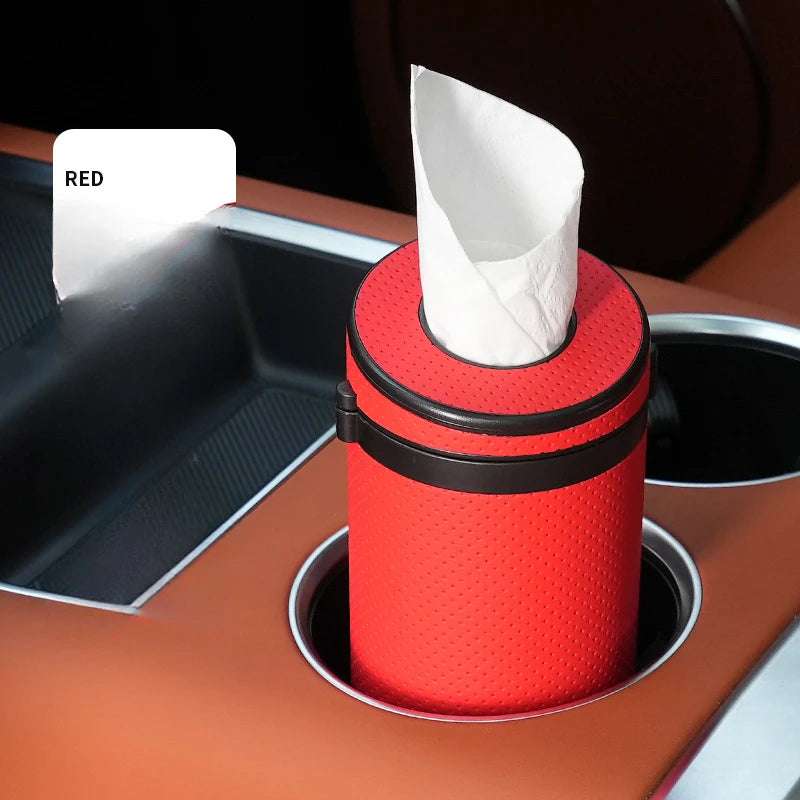 Car Tissue Box Car Tissue Box High-quality Multi-functional Interior Supplies Car Tissue Tube Storage Bag
