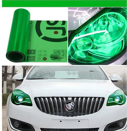 Car Headlight Taillight Protective Film Tint Vinyl Film Auto Lamp Film Sticker Sheet Color-Changing Smoke Matt Rear Fog Stickers