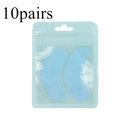 1 Pair Reusable Silicone Eyelash Pad Lash Extension Patches U-Shaped Design Eyelashes Lift Gel Eye Pads Beauty Makeup Tools