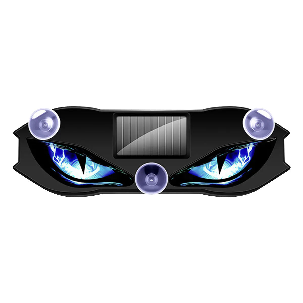 1pc Universal LED Car Demon Eye Light Solar-powered Flashing Warning Light Dynamic Decorative Lamp Safety Vehicle Signal Lights