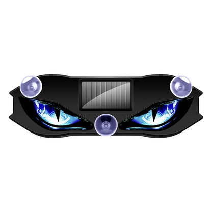 1pc Universal LED Car Demon Eye Light Solar-powered Flashing Warning Light Dynamic Decorative Lamp Safety Vehicle Signal Lights