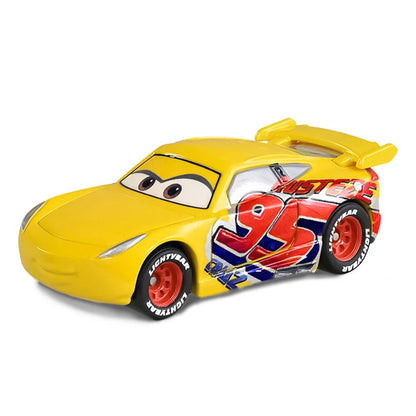 Cars 3 Disney Pixar Cars Metallic Finish Gold Chrome McQueen Metal Diecast Toy Car Lightning McQueen Children's Gift