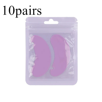1 Pair Reusable Silicone Eyelash Pad Lash Extension Patches U-Shaped Design Eyelashes Lift Gel Eye Pads Beauty Makeup Tools
