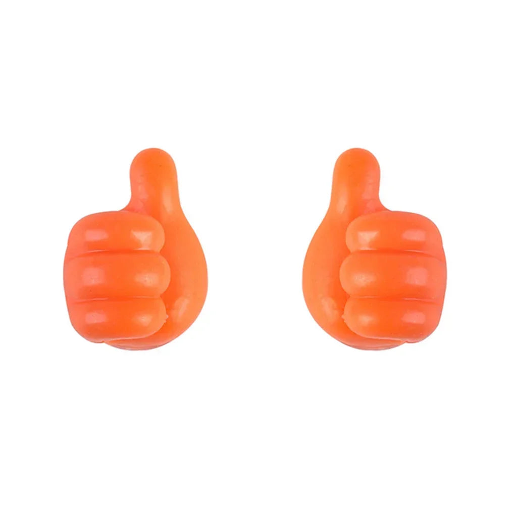 Hand-shaped Rubber Holder Car Glasses Cable Power Cord Charging Line Self Adhesive Mini Hook Storag Organizer Gadget Tool amagi
