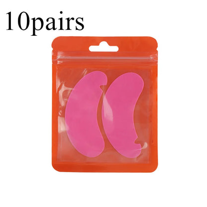 1 Pair Reusable Silicone Eyelash Pad Lash Extension Patches U-Shaped Design Eyelashes Lift Gel Eye Pads Beauty Makeup Tools