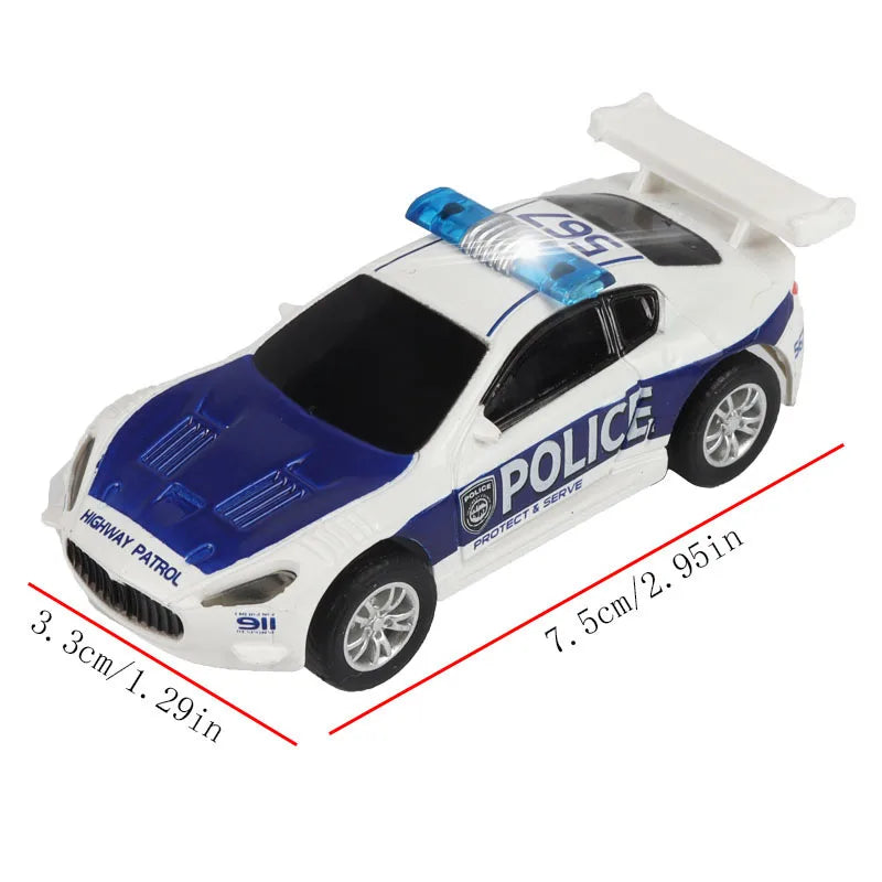 Analog Slot Car For Carrera Go  Scalextric 1 64 1/64 1:64 Scale Electric High Speed Race Track Polizei Racing Cars Vehicle Toy