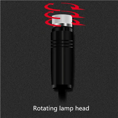 Portable Mini Decorative Lamp LED USB Adjustable Wedding Car Interior Ceiling Decor Roof Star Projector Projection Night Light