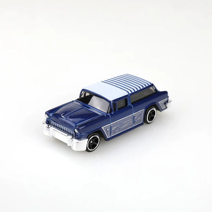 (Boxed) 1/64 Antique/Retro Style Mini Diecast Car Set, 6 Pieces, Die Cast Metal, Boy's Toy, Sliding Model, No Pullback.