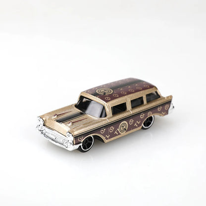 (Boxed) 1/64 Antique/Retro Style Mini Diecast Car Set, 6 Pieces, Die Cast Metal, Boy's Toy, Sliding Model, No Pullback.