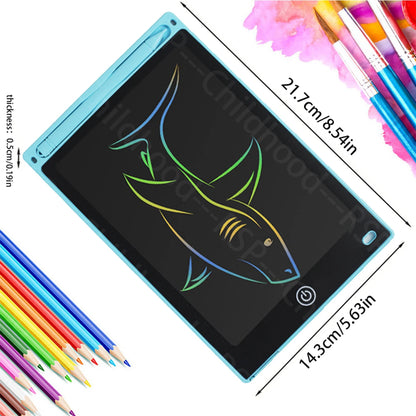 8.5 Inch LCD Drawing Tablet Electronic Writing Board Handwriting Pads Portable Electronic Tablet for 3 4 5 6 7 8 Years Kids Gift