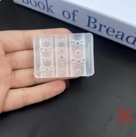 Nail Mold Cross 3D Carving Silicone Template Diy Manicure Decor Tools