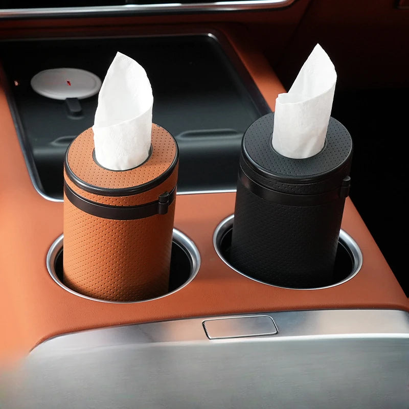 Car Tissue Box Car Tissue Box High-quality Multi-functional Interior Supplies Car Tissue Tube Storage Bag
