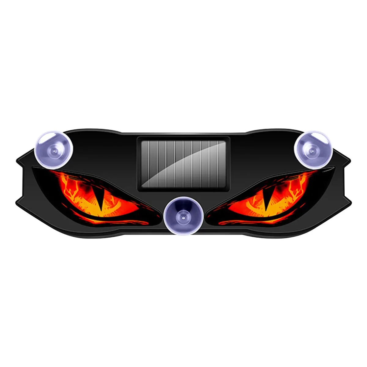 1pc Universal LED Car Demon Eye Light Solar-powered Flashing Warning Light Dynamic Decorative Lamp Safety Vehicle Signal Lights