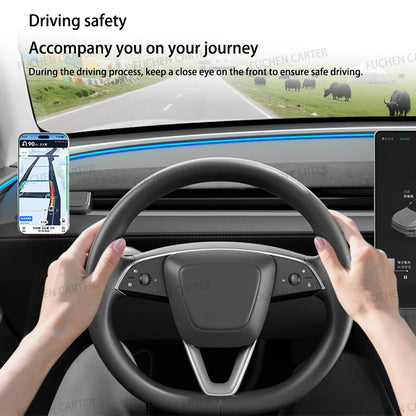 For Tesla Model 3 Y YL Highland Juniper 2026 Strong Magnetic adjustable Car Phone Bracket Vibration Proof Holder Car Accessories
