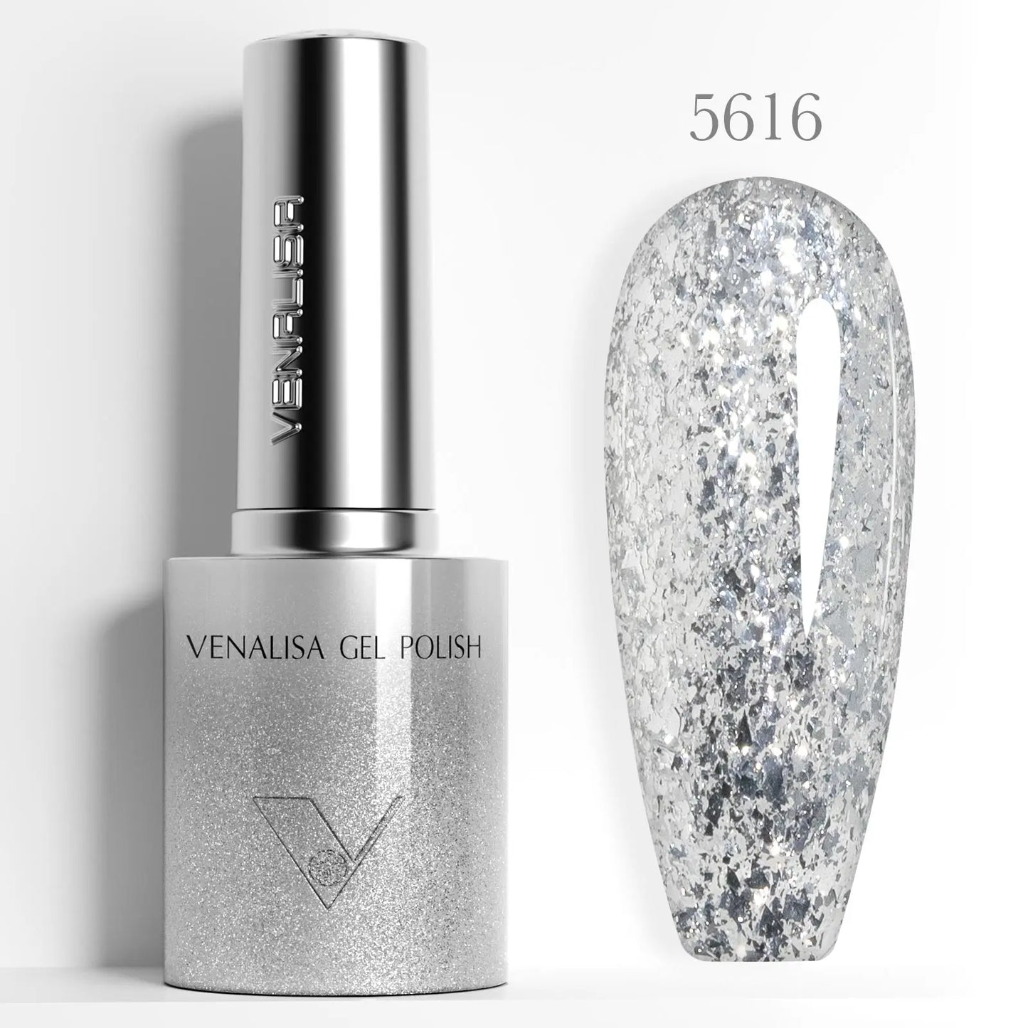1pc Venalisa 10ml Nail Gel Polish Kit with Soft Texture Round Brush Hema/TPO Free Soak off Sparkle Cat Eye Lacquer Color Palett