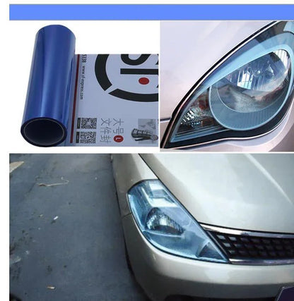 Car Headlight Taillight Protective Film Tint Vinyl Film Auto Lamp Film Sticker Sheet Color-Changing Smoke Matt Rear Fog Stickers