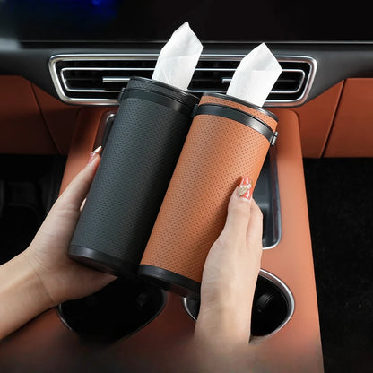 Car Tissue Box Car Tissue Box High-quality Multi-functional Interior Supplies Car Tissue Tube Storage Bag