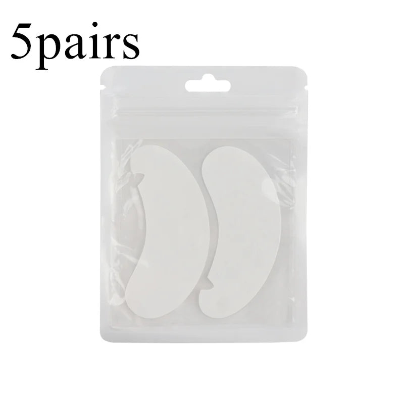 1 Pair Reusable Silicone Eyelash Pad Lash Extension Patches U-Shaped Design Eyelashes Lift Gel Eye Pads Beauty Makeup Tools