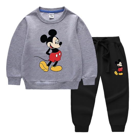 2020 Children's Autumn And Winter Cartoon Sweater Sets Printing C