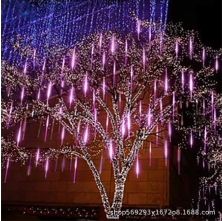 🌟Christmas Hot Sales🌟 2020 Dated Best decoration-Meteor Snow Fall LED Lights Set(1 set 8 pcS)🔥(Buy more save more)