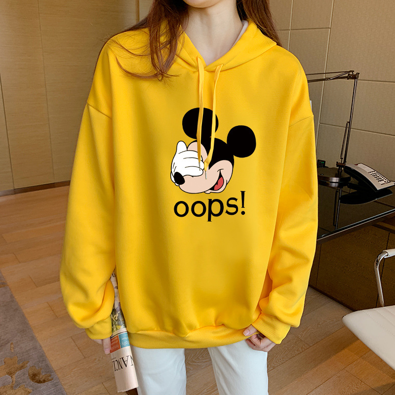 2020 New Autumn And Winter Plus Size Long Sleeve Printed Hoodie A