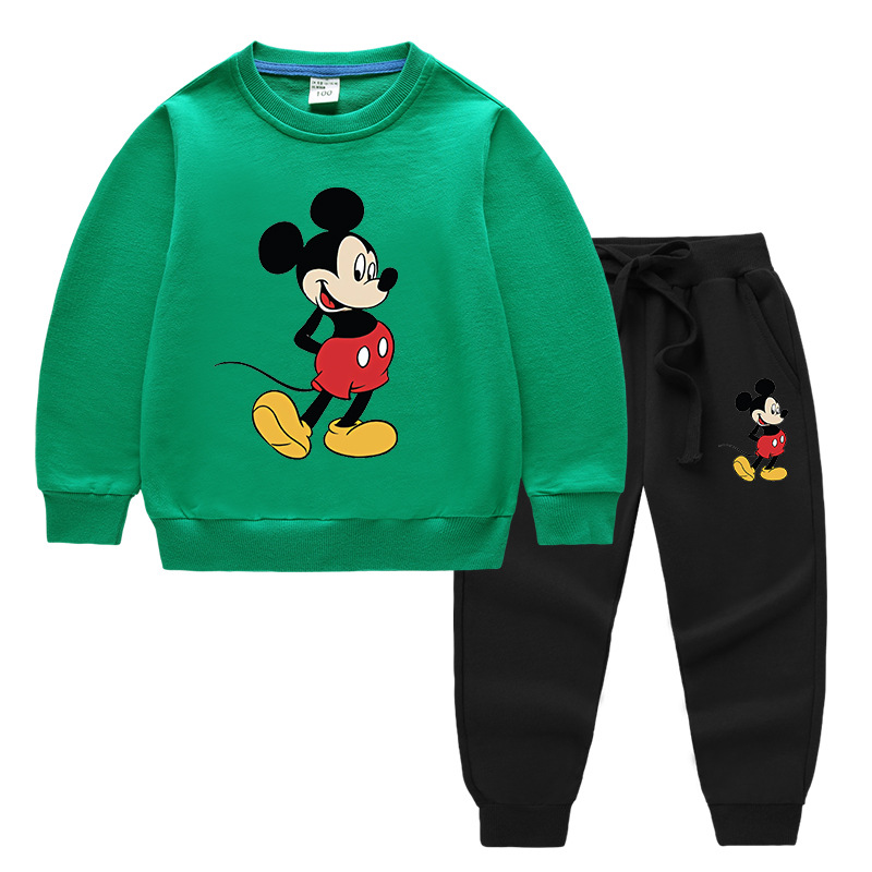 2020 Children's Autumn And Winter Cartoon Sweater Sets Printing C