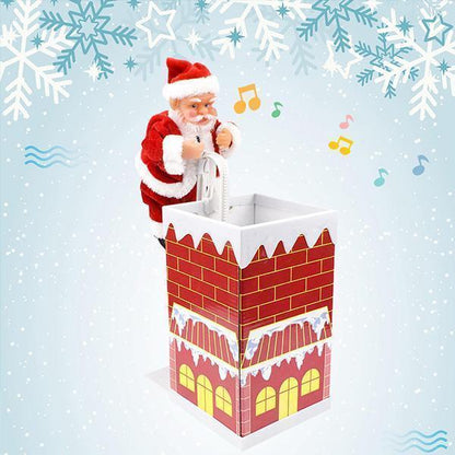 🌟Christmas Hot Sales🌟 2020 Dated Best Decoration🎁Ladder Climbing Santa Claus Hanging Christmas Decorations Ornament Tree Indoor Outdoor Xmas Party Home Door Wall