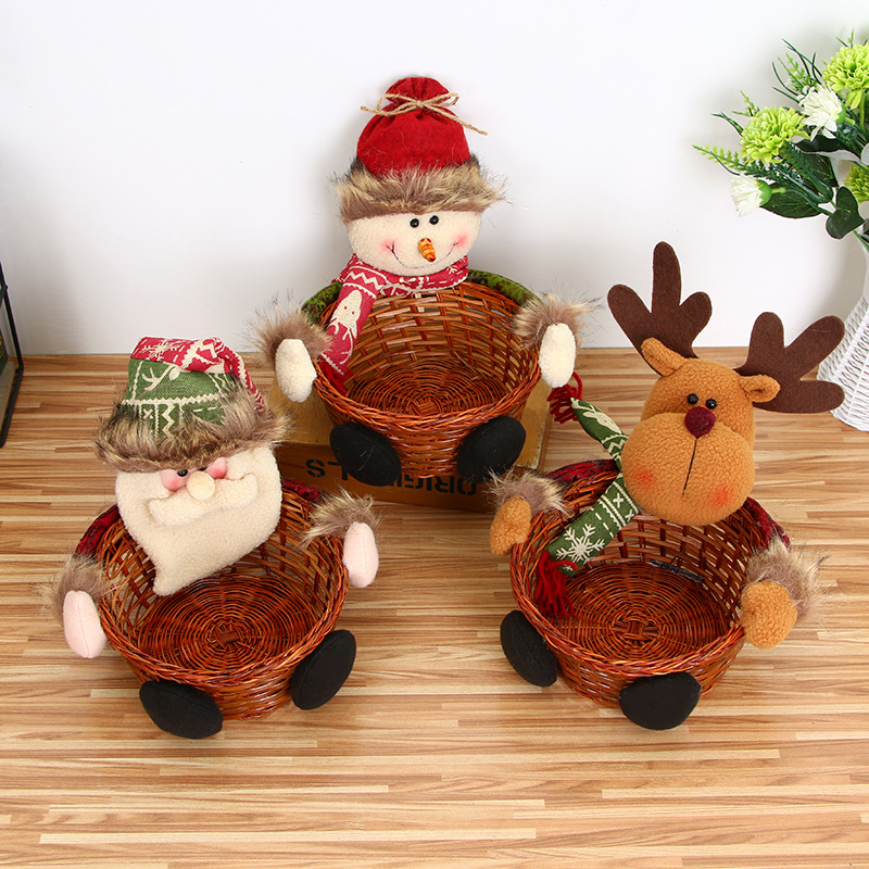 🌟Christmas Hot Sales🌟2020 Dated New Christmas Candy Storage Basket Decoration
