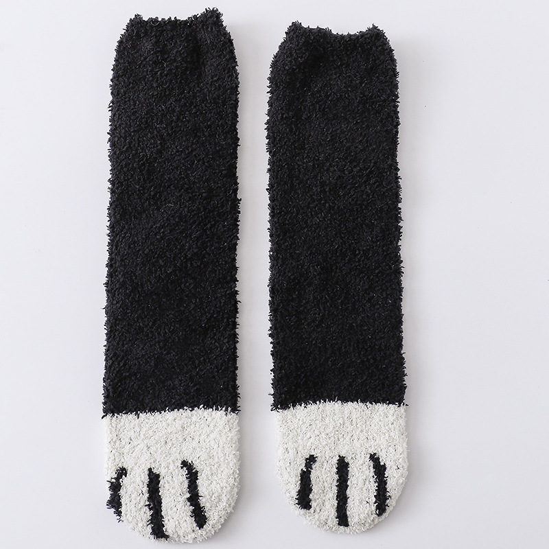 🔥Hot sale in autumn and winter🔥-Cute warm cat scratching socks