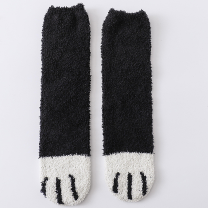 🔥Hot sale in autumn and winter🔥-Cute warm cat scratching socks