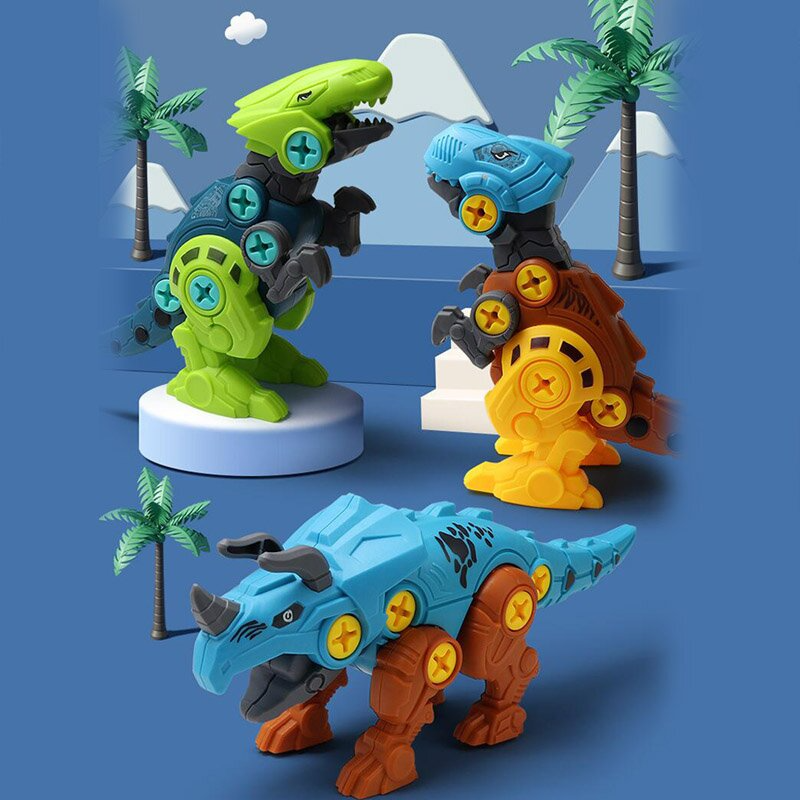 🌟Christmas Hot Sales🌟New Arrival!!!🎁DIY Assembled Dinosaur Toy