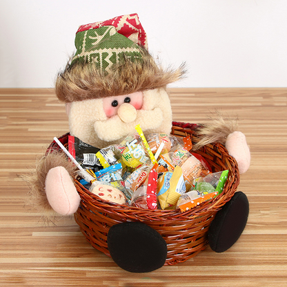 🌟Christmas Hot Sales🌟2020 Dated New Christmas Candy Storage Basket Decoration