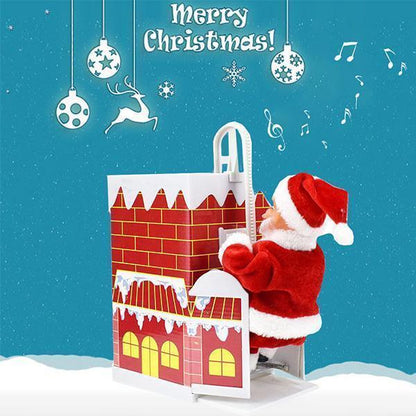 🌟Christmas Hot Sales🌟 2020 Dated Best Decoration🎁Ladder Climbing Santa Claus Hanging Christmas Decorations Ornament Tree Indoor Outdoor Xmas Party Home Door Wall