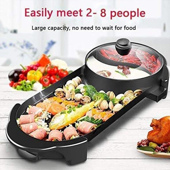 复制Electric Barbecue Stove Indoor Hot Pot