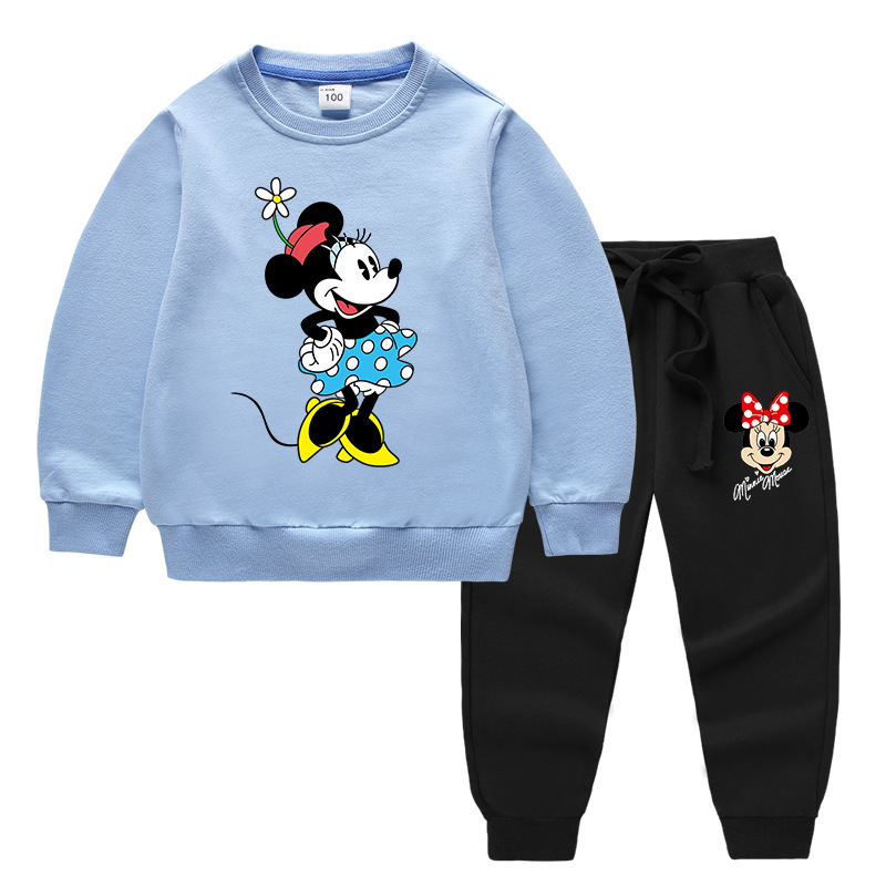 2020 Children's Autumn And Winter Cartoon Sweater Sets Printing B