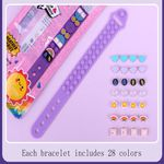 Christmas Hot sell🔥Kid's Educational toy-DIY Building Block Bracelet Jewelry Cartoon Bracelet Tide Silicone Wristband