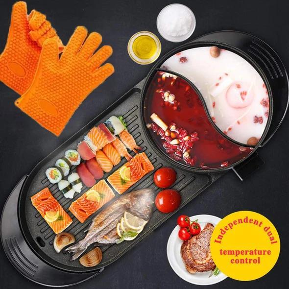 New Electric Barbecue Stove Indoor Hot Pot