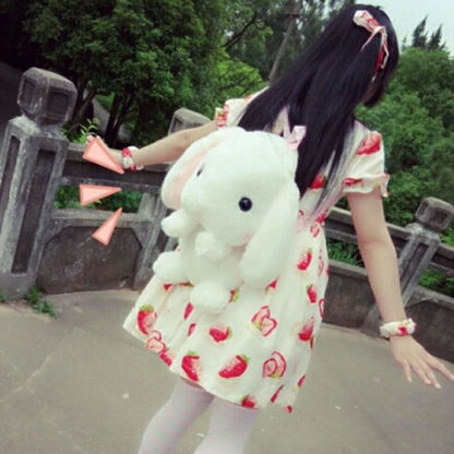 Plush Bunny Backpack