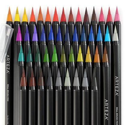 🤔The first step to make your child a good painter👉🏼Having this Real Brush Pens - 🔥BUY MORE SAVE MORE NOW🔥