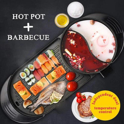 Electric Barbecue Stove Indoor Hot Pot