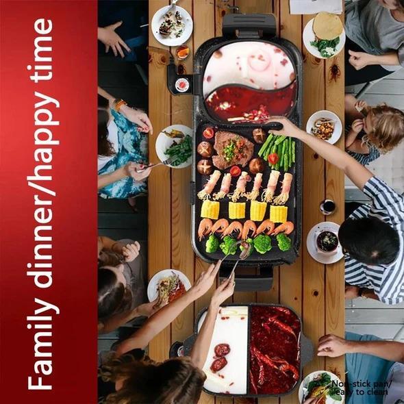 复制Electric Barbecue Stove Indoor Hot Pot