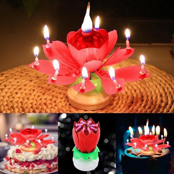 【BUY 2 GET 10%OFF】Magic Flower Birthday Candle