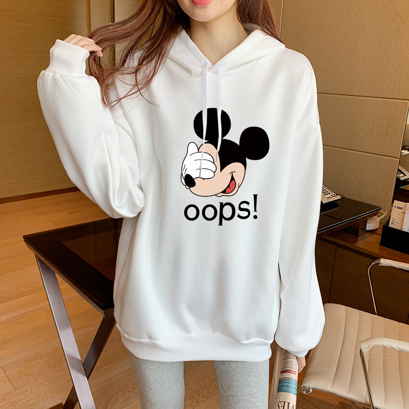 2020 New Autumn And Winter Plus Size Long Sleeve Printed Hoodie A
