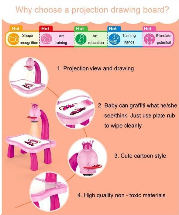 🌟Christmas Hot Sales🌟Trace and Draw Projector Toy