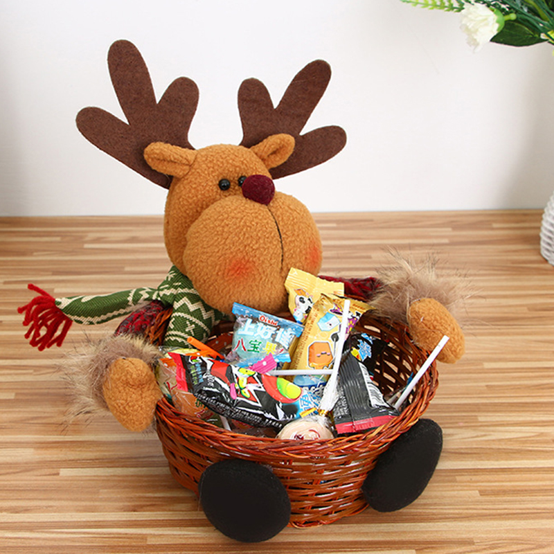 🌟Christmas Hot Sales🌟2020 Dated New Christmas Candy Storage Basket Decoration