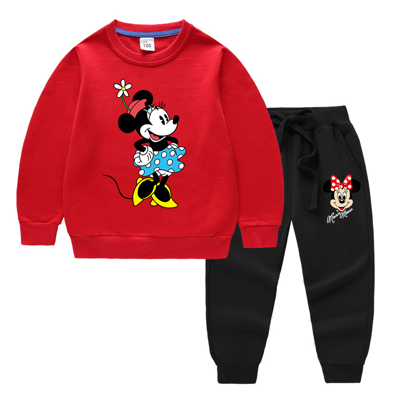 2020 Children's Autumn And Winter Cartoon Sweater Sets Printing B